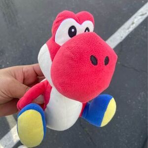 Red Yoshi Plush Doll Toy 8" Super Mario Brothers Nintendo 2018 Toy